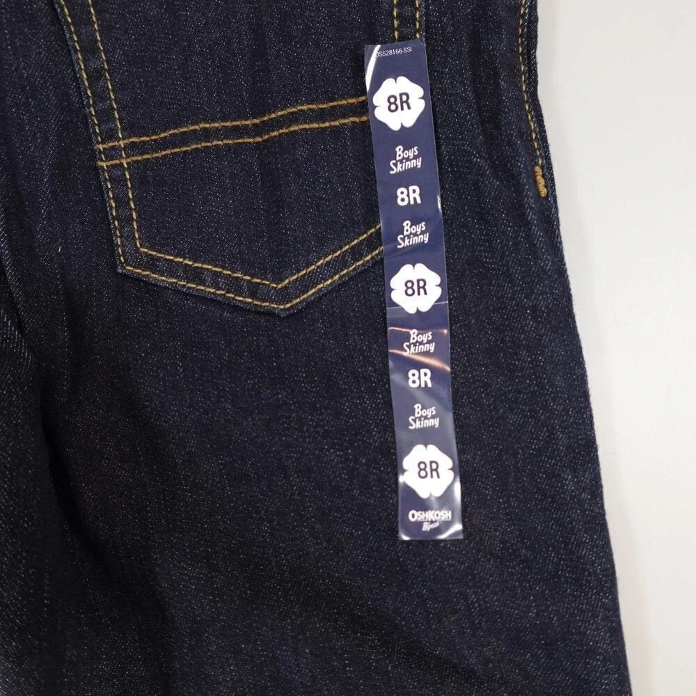 Oshkosh B'gosh Boys Size 8 Skinny Jeans Dark Wash Denim‎